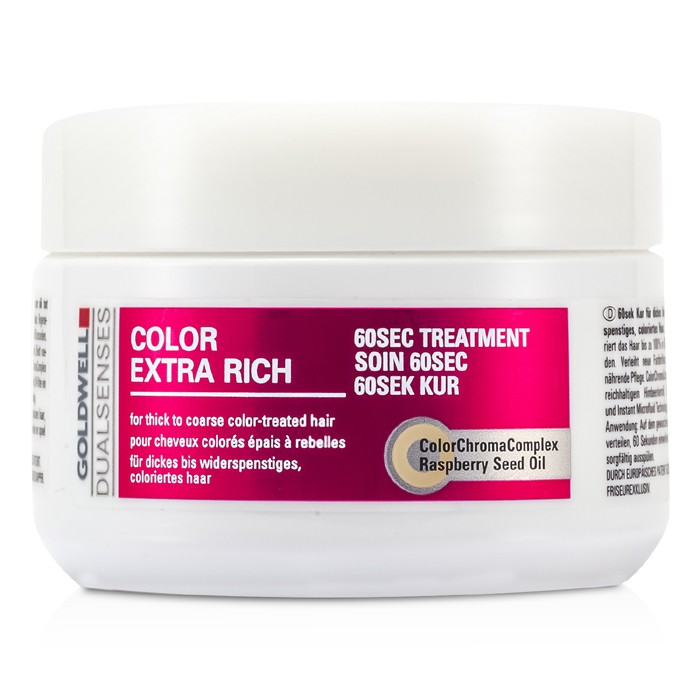 Goldwell Dual Senses Color Extra Rich 60 Sec Treatment (For Thick to Coarse Color-Treated Hair) 200ml/6.7ozProduct Thumbnail