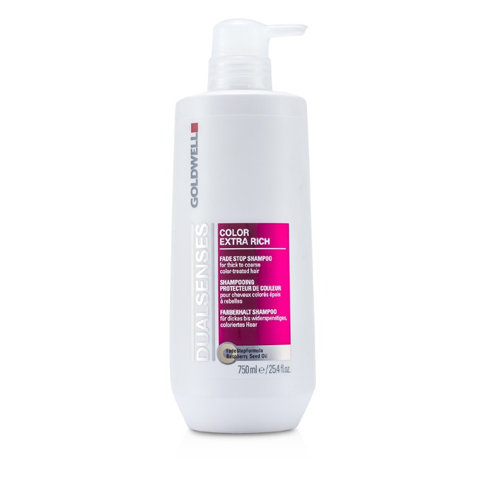 Goldwell Dual Senses Color Extra Rich Fade Stop Shampoo (For Thick to Coarse Color-Treated Hair) 750ml/25.4ozProduct Thumbnail