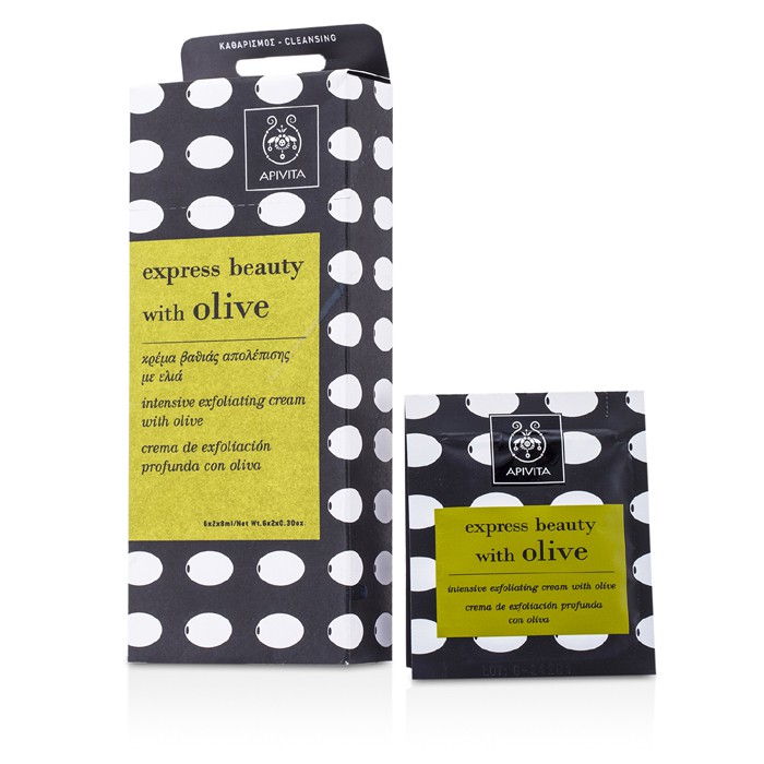Apivita Express Beauty Intensive Exfoliating Cream with Olive 6x(2x8ml)Product Thumbnail