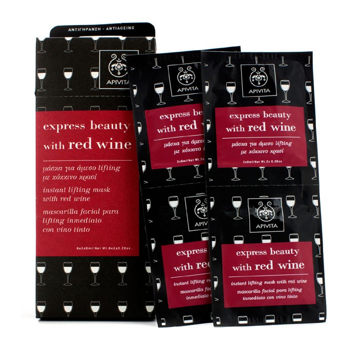 Apivita Express Beauty Instant Lifting Mask with Red Wine 6x(2x8ml)Product Thumbnail
