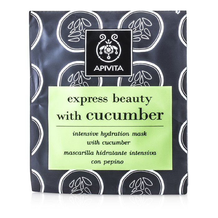 Apivita 艾蜜塔 小黃瓜水凝面膜 Express Beauty Intensive Hydration Mask with Cucumber 6x(2x8ml)Product Thumbnail