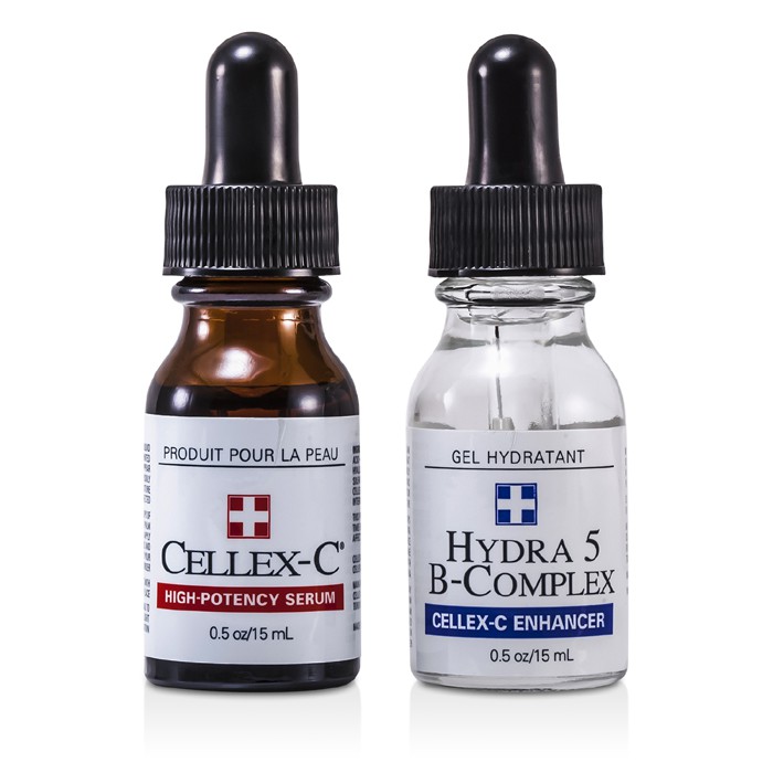 Cellex-C High Potency Serum 2 Step Starter Kit: High Potency Serum + Hydra 5 B-Complex-Krim (Box Sedikit Rusak) 2x15ml/0.5ozProduct Thumbnail