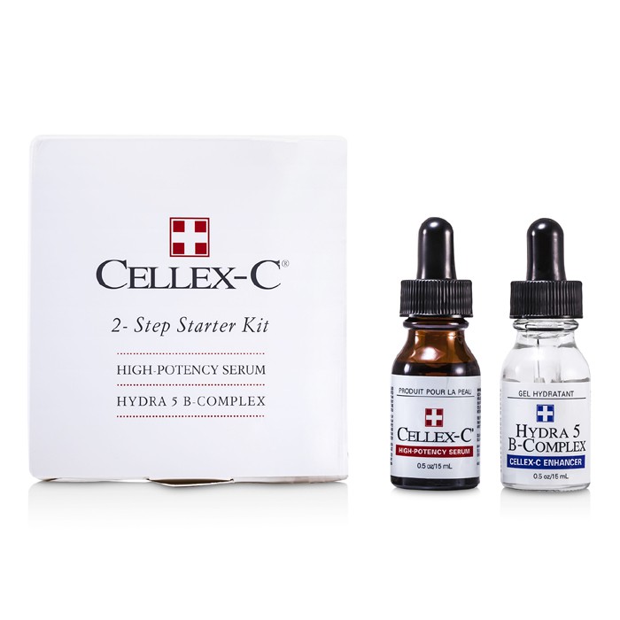 Cellex-C High Potency Serum 2 Step Starter Kit: High Potency Serum + Hydra 5 B-Complex (karp veidi kahjustatud) 2x15ml/0.5ozProduct Thumbnail
