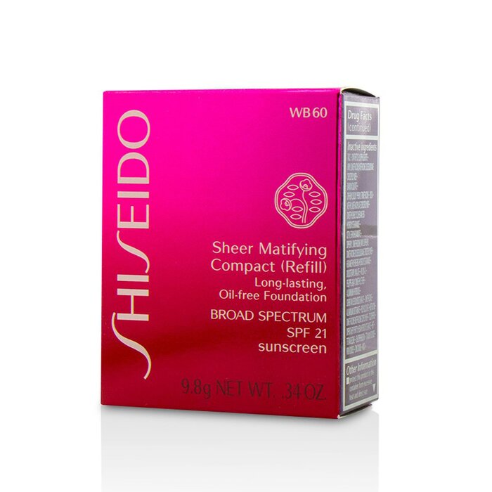 Shiseido بودرة مضغوطة شفافة مطفئة للمعة وخالية من الزيت (SPF21) (عبوة قابلة للتعبئة) 9.8g/0.34ozProduct Thumbnail