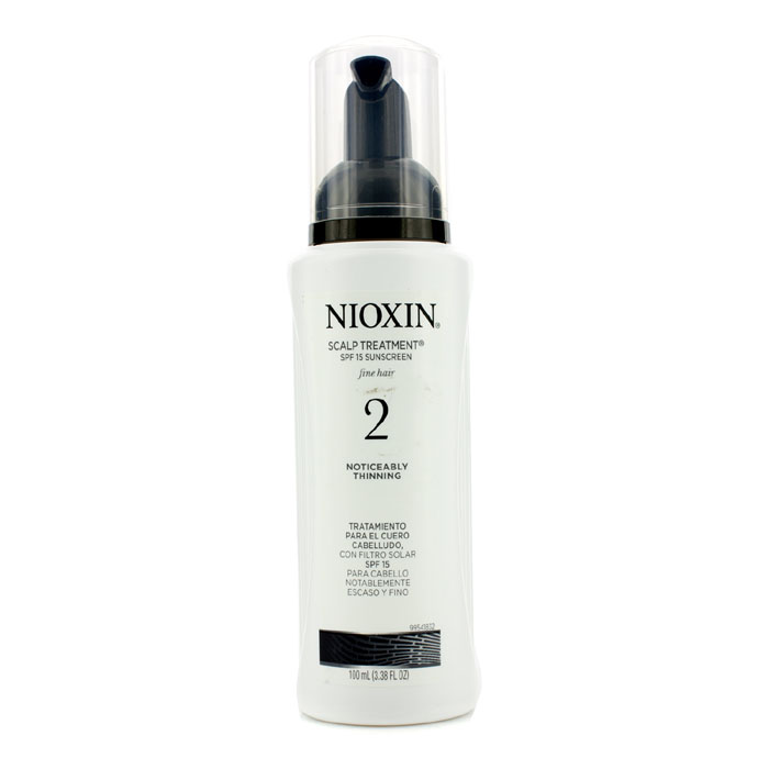 Nioxin სისტემა 2 სკალპის მკურნალობა თხელი, შესამჩნევად შეთხელებული თმისთვის UV დამცავი ინგრედიენტები ( ყუთის გარეშე ) 100ml/3.38ozProduct Thumbnail