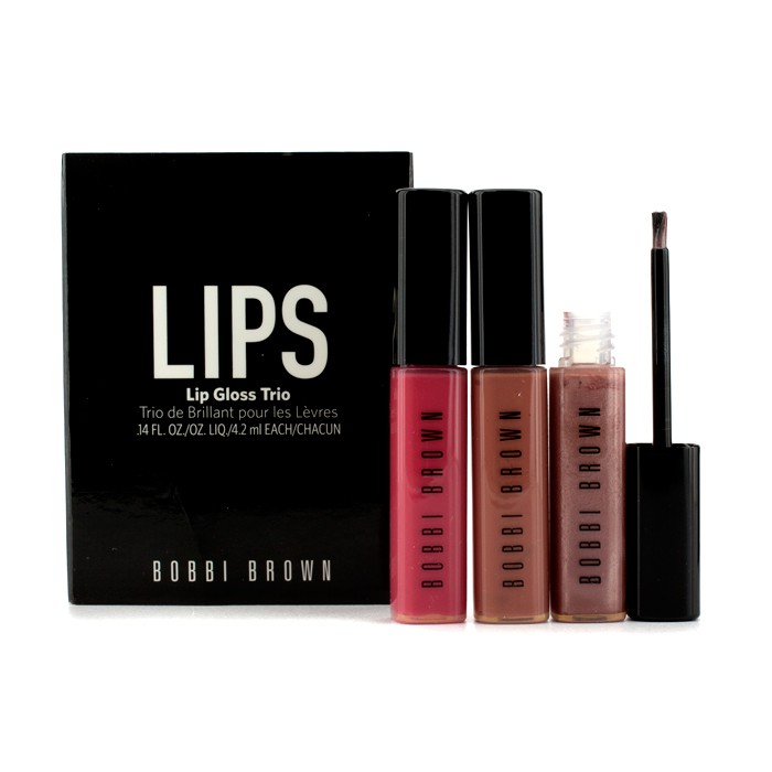 Bobbi Brown Lip Gloss Trio: 2x Lip Gloss, 1x Shimmer Lip Gloss 3x4.2ml/0.14ozProduct Thumbnail