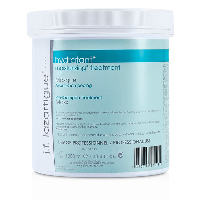 J. F. Lazartigue Mascara capilar hidratante - Pre Shampoo (tamanho profissional ) 1000ml/33.8ozProduct Thumbnail