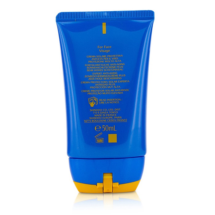 Shiseido Expert Sun Антивозрастной Защитный Крем Плюс SPF50+ 50ml/1.7ozProduct Thumbnail