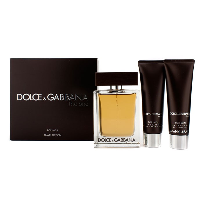 Dolce & Gabbana The One kazetka: toaletná voda s rozprašovačom 100ml/3.4oz + balzam po holení 50ml/1.6oz + sprchový gél 50ml/1.6oz 3pcsProduct Thumbnail
