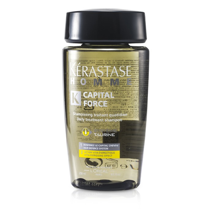Kerastase Homme Capital Force Daily Treatment Shampoo (Vita-Energising Effect) 250ml/8.5ozProduct Thumbnail