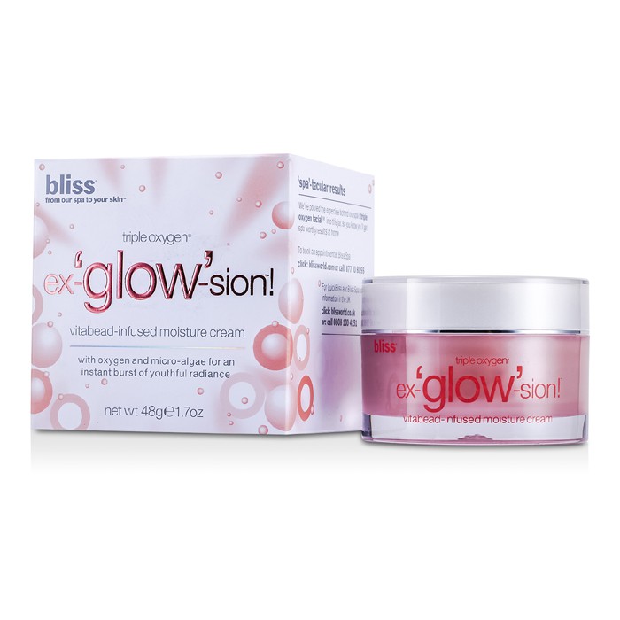 Bliss Triple Oxygen Ex-glow-sion Vitabead-Infused كريم مرطب 48g/1.7ozProduct Thumbnail