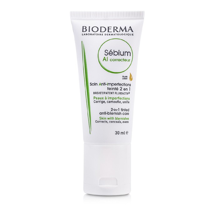 Bioderma Sebium AI Corrective 2 in 1 Tinted Anti-Blemish Care (For Skin with Blemishes) - Clair Light 30ml/1ozProduct Thumbnail
