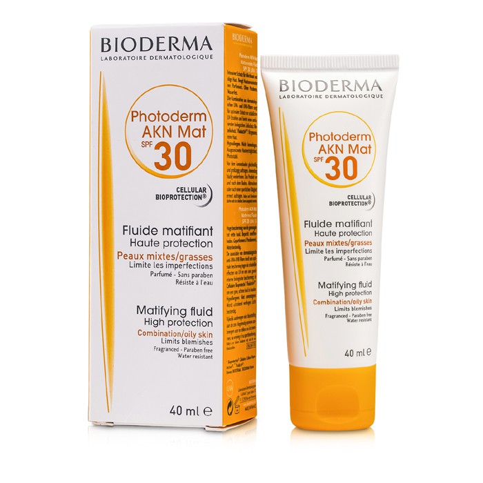 Bioderma Photoderm AKN Mat High Protection Matifying Fluid SPF30 (For Combination/Oily Skin) 40ml/1.33ozProduct Thumbnail