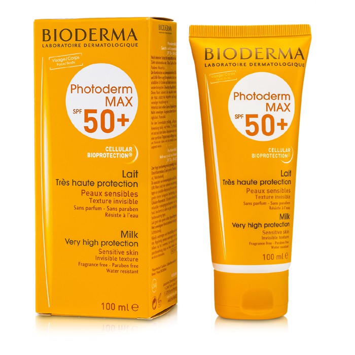 Bioderma Photoderm Max Very High Protection Milk SPF50+ (For Sensitive Skin) - Tube 100ml/3.3ozProduct Thumbnail