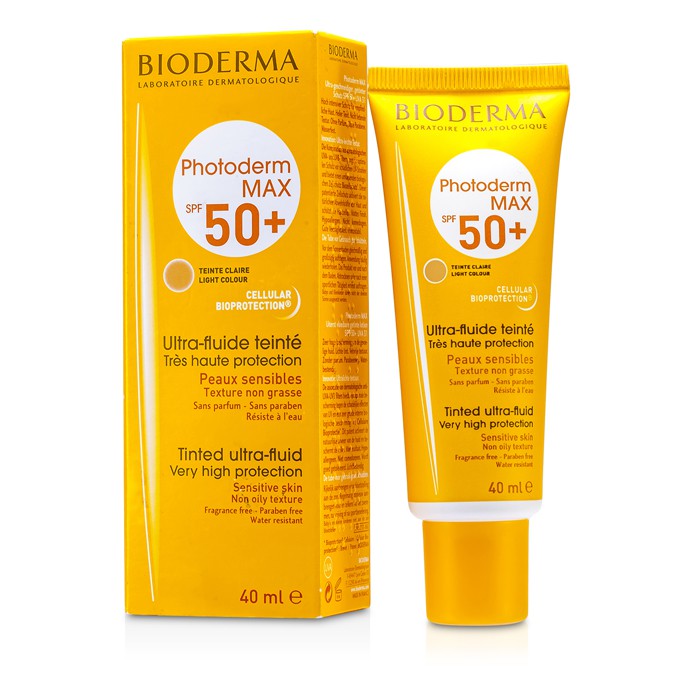 Bioderma Photoderm Max Very High Protection Tinted Ultra Fluid SPF50+ (Teinte Claire Light Colour) - tundlikule nahale 40ml/1.33ozProduct Thumbnail