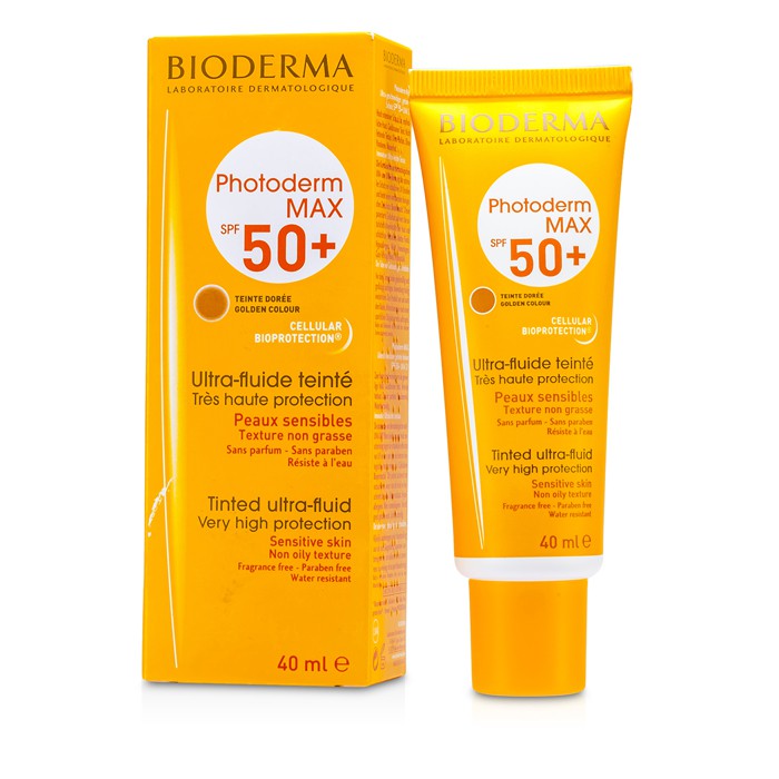 Bioderma Photoderm Max Very High Protection Tinted Ultra Fluid SPF50+ (Teinte Doree Golden Colour) - For Sensitive Skin 79085 40 ml/1.33ozProduct Thumbnail