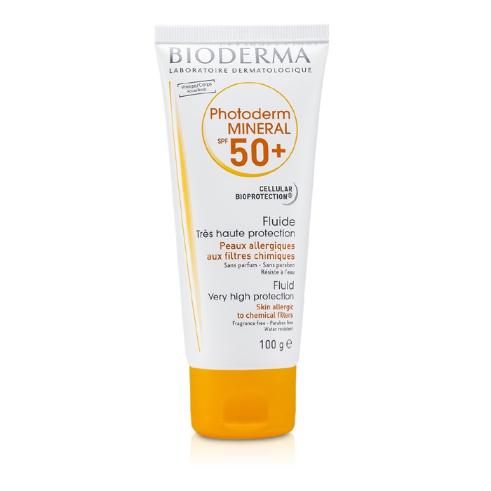 Bioderma Photoderm Mineral Very High Protection Fluid SPF50+ (For Skin Allergic to Chemical Filers) 100g/3.3ozProduct Thumbnail