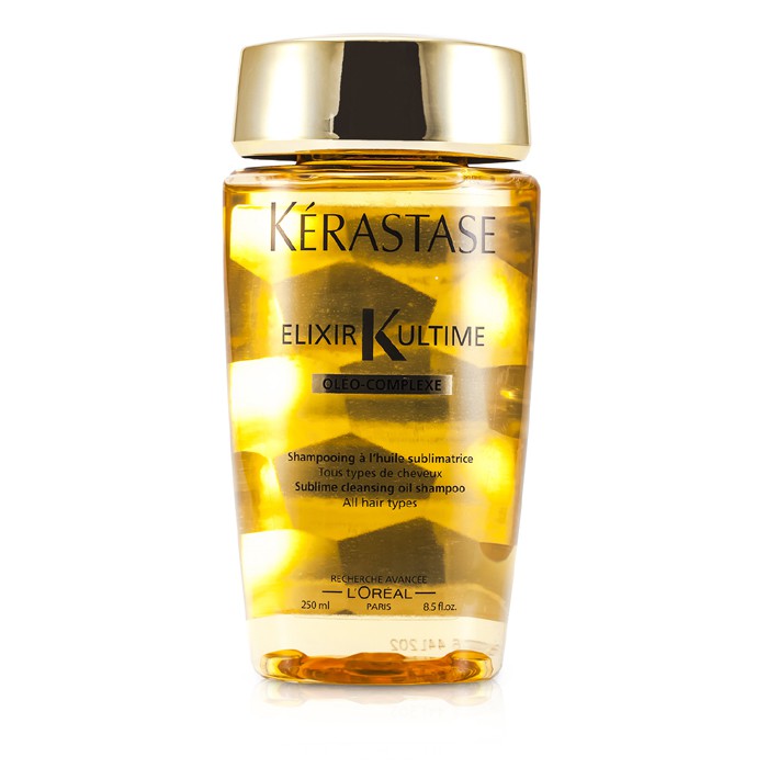 Kerastase Elixir Ultime Oleo Complex sublime Təmizləyici Yağ Şampun (Bütün Saç Növləri Üçün) 250ml/8.5ozProduct Thumbnail