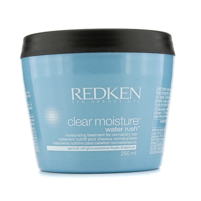 Redken Clear Moisture Water Rush Moisturizing Treatment - Perawatan Rambut (Untuk Rambut Normal / Kering-Jar) 250ml/8.5ozProduct Thumbnail