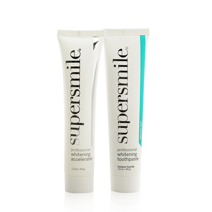 Supersmile Professional Whitening System: Toothpaste 50g/1.75oz + Accelerator 34g/1.2oz (Box Slightly Damaged) 2pcsProduct Thumbnail