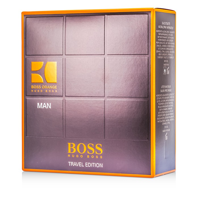 Hugo Boss Boss Orange Man Հավաքածու Տղամարդկանց Համար. Հարդարաջուր Սփրեյ 100մլ/3.3ունց + Բալասան Սափրվելուց Հետո 50մլ/1.6ունց + Գել Ցնցուղի Համար 50մլ/1.6ունց 3pcsProduct Thumbnail