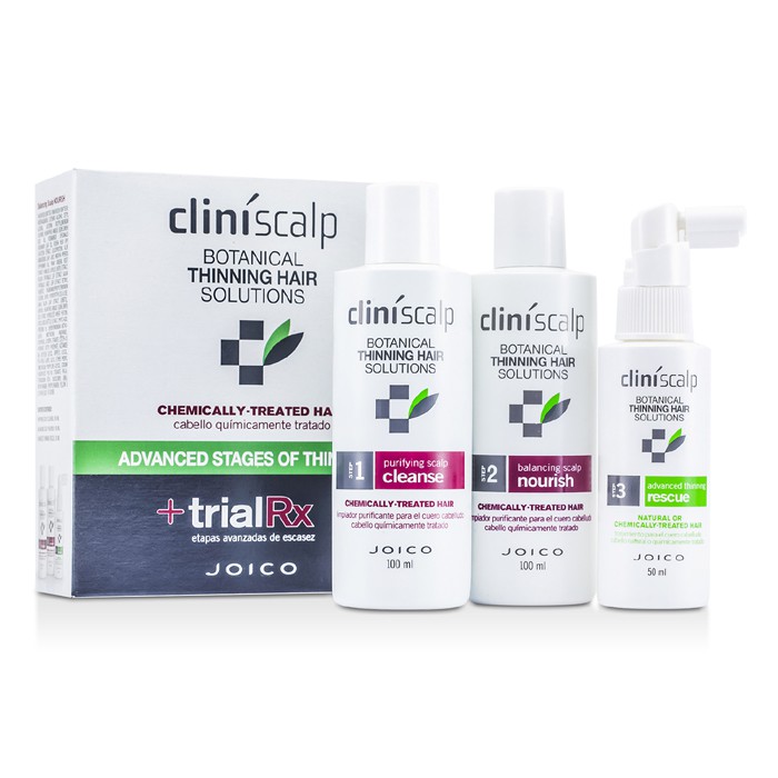 Joico Cliniscalp +Trial Rx Kit - Advanced Stages of Thinning (For Chemically-Treated Hair) 3pcsProduct Thumbnail
