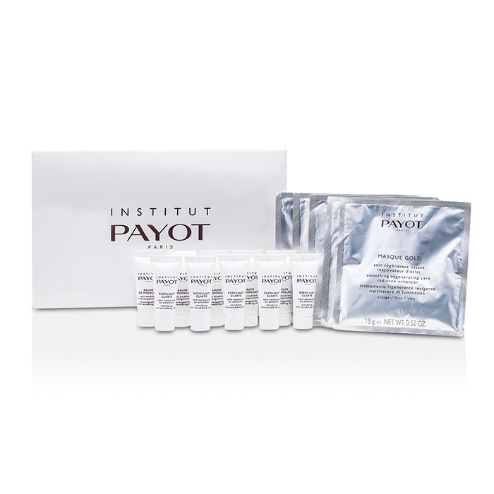 Payot Parfaite Experience Coffret: Smoothing Revitalising Radiance Activating Mask 15g/0.52oz + Facial Cleansing Scrub 10ml/0.33oz + Modelling Decongesting Balm 10ml/0.33oz (Box Slightly Damaged) 15pcsProduct Thumbnail