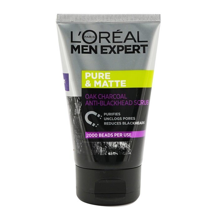 L'Oreal Men Expert Pure & Matte Charcoal Black Scrub 100ml/3.3ozProduct Thumbnail