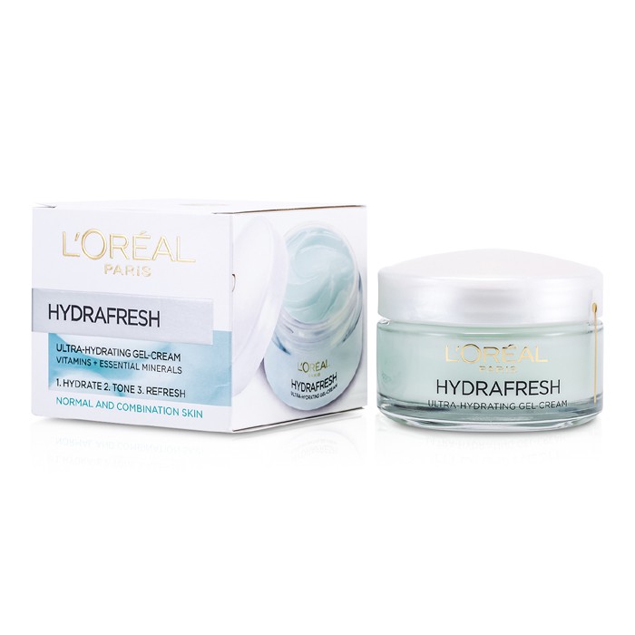 L'Oreal Hydrafresh Ultra-Hydrating Gel-Cream (normaalille ja sekaiholle) 50ml/1.7ozProduct Thumbnail