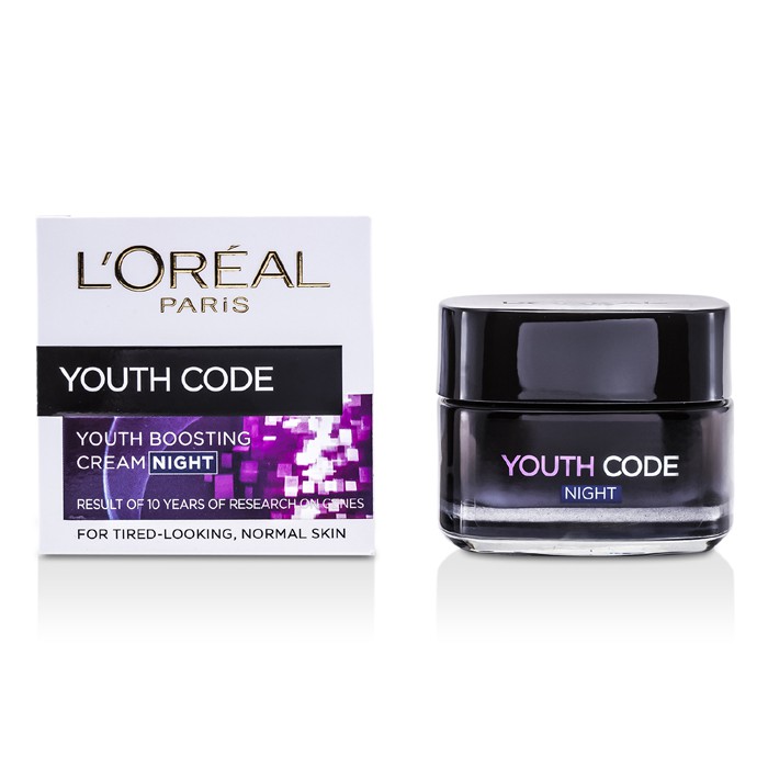 L'Oreal Youth Code Youth Boosting Cream - Krim (Malam Hari) (Untuk Kulit Normal) 50ml/1.7ozProduct Thumbnail