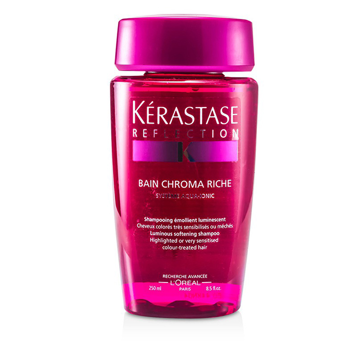 Kerastase Reflection Bain Chroma Riche Luminous Softening Shampoo (For Highlighted or Very Sensitised Color-Treated Hair) 250ml/8.5ozProduct Thumbnail
