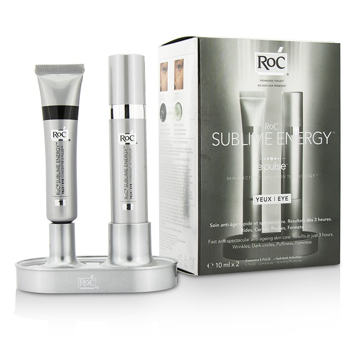 ROC Set Sublime Energy Crema de Ojos: E-Pulse Concentrado 10ml + Hidratante Activador 10ml 2x10ml/0.33ozProduct Thumbnail