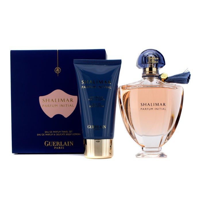 Guerlain Shalimar Parfum Intitial Coffret: Eau De Parfum Spray 100ml/3.3oz + Body Lotion 75ml/2.5oz 2pcsProduct Thumbnail