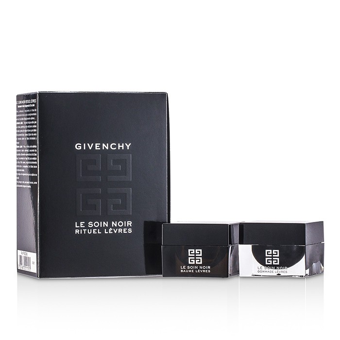 Givenchy Le Soin Noir Rituel Levres: مقشر الشفاه 10مل + بلسم الشفاه 7مل 2pcsProduct Thumbnail