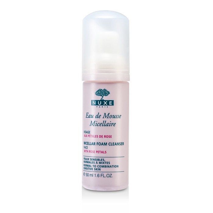 Nuxe Micellar Foam Cleanser with Rose Petals (For Normal to Combination Sensitive Skin) 50ml/1.6ozProduct Thumbnail