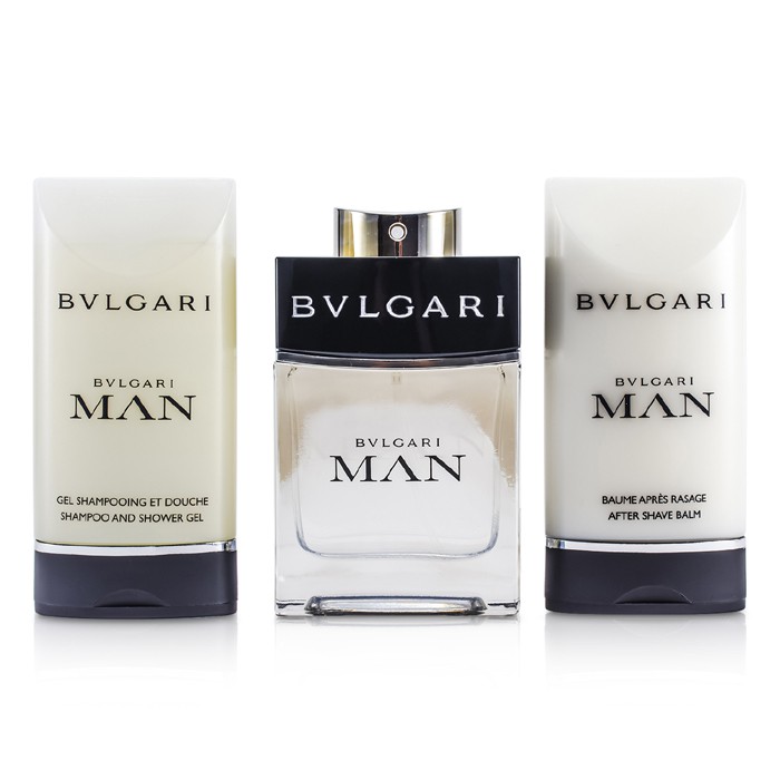 Bvlgari Man Coffret:Eau De Toilette Spray 60ml/2oz + Etterbarberings-balm 75ml/2.5oz + Shampo & Dusjgele 75ml/2.5oz 3pcsProduct Thumbnail