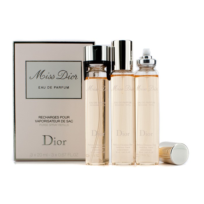 Christian Dior Miss Dior Eau De Parfum Purse Spray Repuestos 3x20ml/0.67ozProduct Thumbnail
