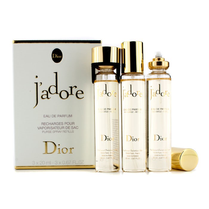 Christian Dior Wkłady do pefumy J'Adore Eau De Parfum Purse Spray Refills 3x20ml/0.67ozProduct Thumbnail