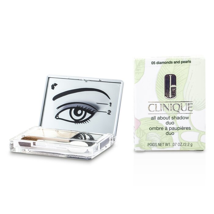 Clinique All About Shadow Duo očné tiene – 05 Diamonds and Pearls 2.2g/0.07ozProduct Thumbnail