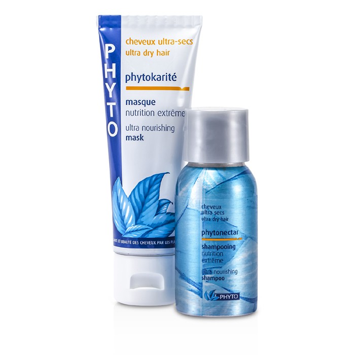 Phyto Startovací sada pro výživu vlasů Phyto ReExpress Starter Kit (Ultra Nourishing): šampon Phytonectar Shampoo 50ml/1.7oz + maska Phytokarite Mask 50ml/1.7oz 2pcsProduct Thumbnail