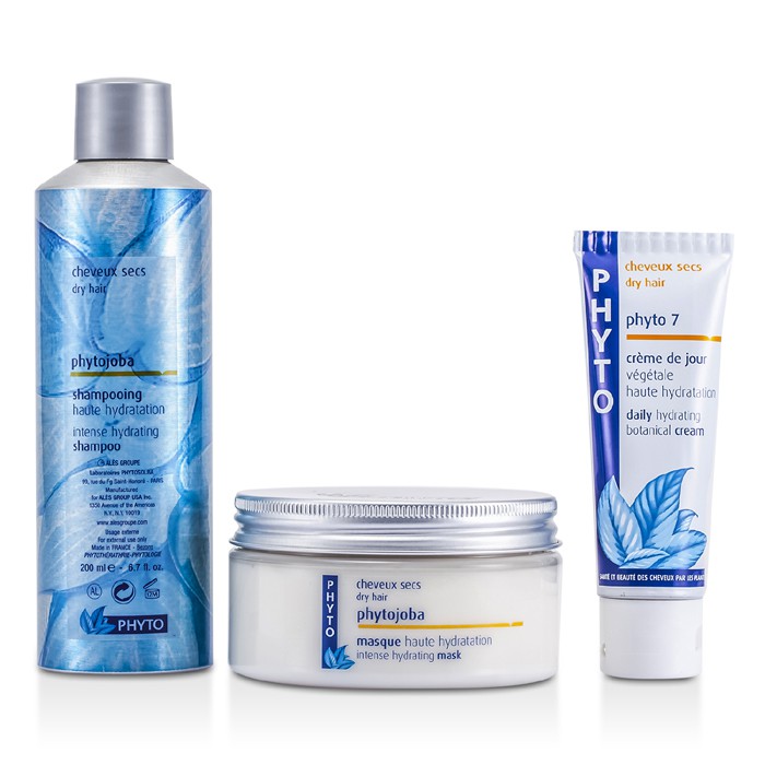 Phyto Winter Essentials (For Dry Hair): Phytojoba Shampoo 200ml + Phytojoba Mask 200ml + Phyto 7 50ml 3pcsProduct Thumbnail