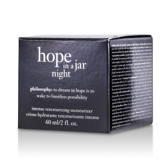 Philosophy Hope In a Jar éjszakai intenzív újratextúrázó hidratáló 60ml/2ozProduct Thumbnail