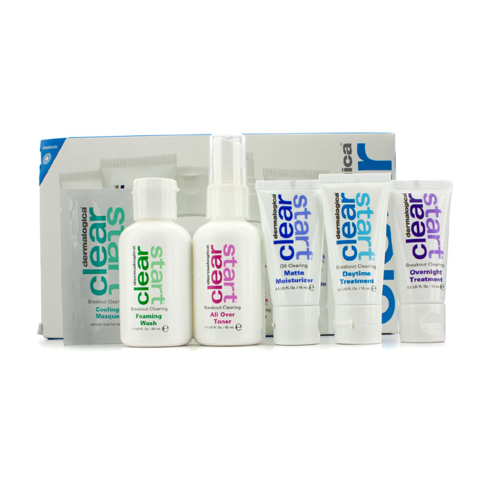Dermalogica Clear Start Breakout Clearing Kit: Foaming Wash + Toner + Daytime Treatment + Moisturizer SPF 15 + Overnight Treatment 5pcsProduct Thumbnail