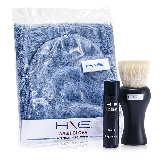 Jane Iredale H\E Minerals Kit: Lip Balm SPF 15 + Facial Brush + Wash Glove + Bag 3pcs+1bagProduct Thumbnail