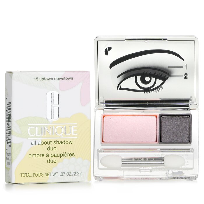Clinique 倩碧 超顯眼感光雙色眼影 All About Shadow Duo 2.2g/0.07ozProduct Thumbnail