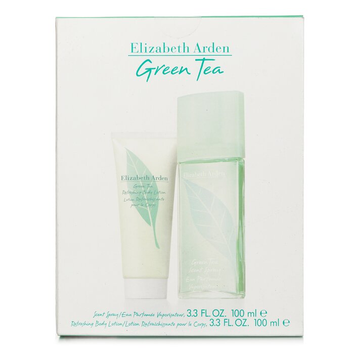Elizabeth Arden Green Tea מארז: Eau Parfumee Spray 100ml/3.3oz + תחליב גוף מרענן 100ml/3.3oz 2pcsProduct Thumbnail