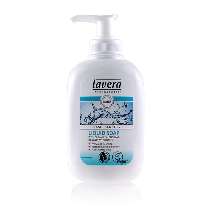 Lavera Sabonete Liquido Basis Sensitiv with Organic Calendula & Organic Witch Hazel (Todos Tipos de Pele) 300ml/10.2ozProduct Thumbnail