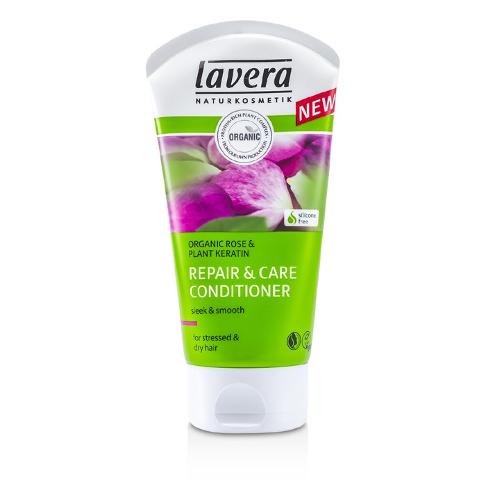 Lavera Organic Rose & Plant Keratin Acondicionador Reparación & Cuidado (Para Cabello Estresado & Seco) 150ml/5ozProduct Thumbnail