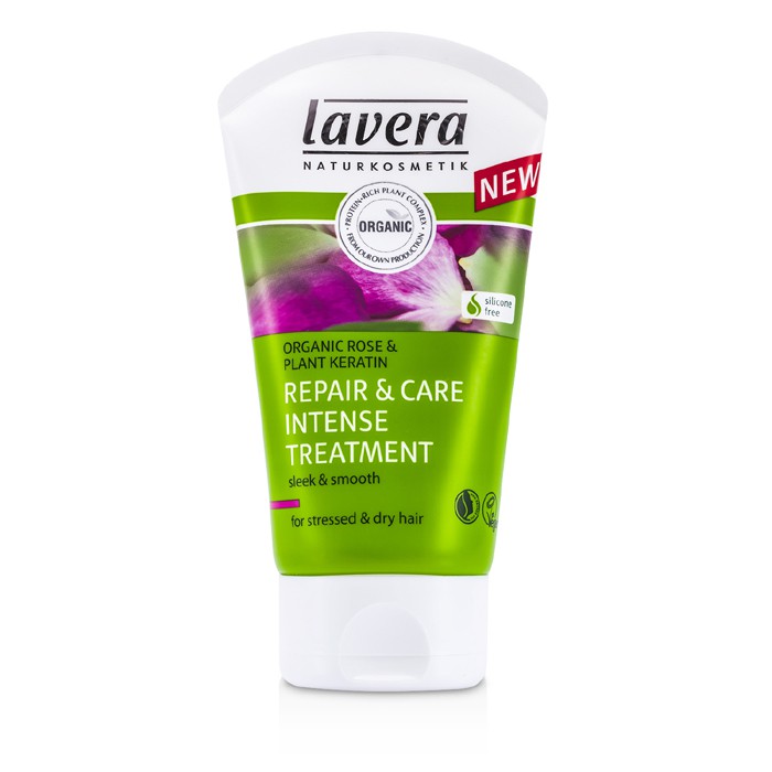 Lavera Organic Rose & Plant Keratin Tratamiento Intenso Reparación & Cuidado (Para Cabello Estresado & Seco) 125ml/4.1ozProduct Thumbnail