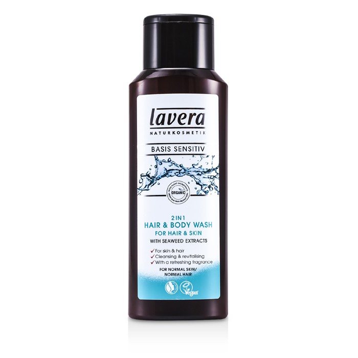 Lavera Basis Sensitiv 2 in 1 Hair & Body Wash - Pembersih Tubuh (Untuk Kulit Normal Skin / Rambut Normal) 200ml/6.6ozProduct Thumbnail